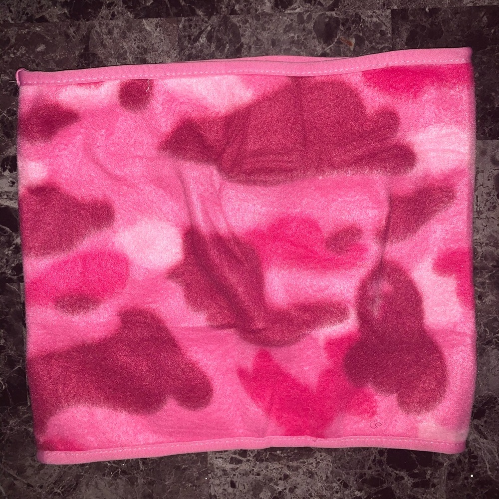 Bape Pink Camo Neck Warmer